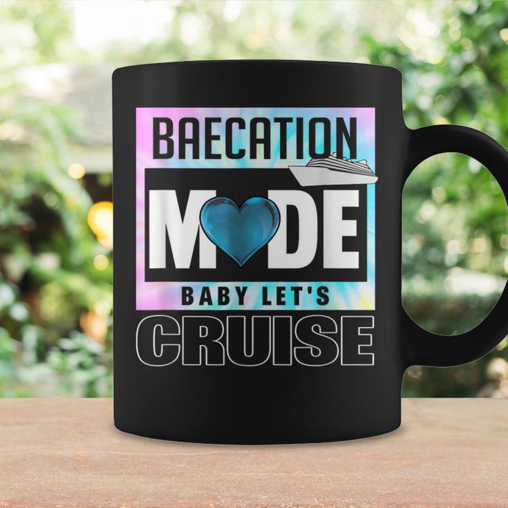 Retro Baecation Mode Baby Let's Cruise Love Vacation Couples Coffee Mug Gifts ideas