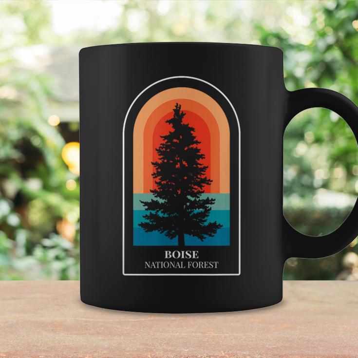 Retro Boise National Forest Idaho Hiking Coffee Mug Gifts ideas