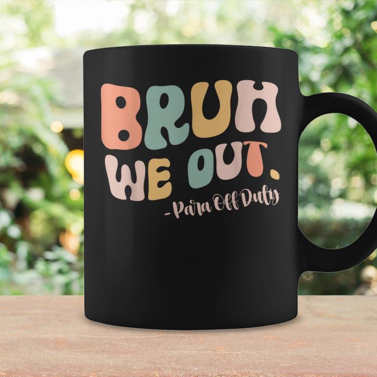 Retro Bruh We Out Para Off Duty Teacher Last Day Of School Coffee Mug Gifts ideas