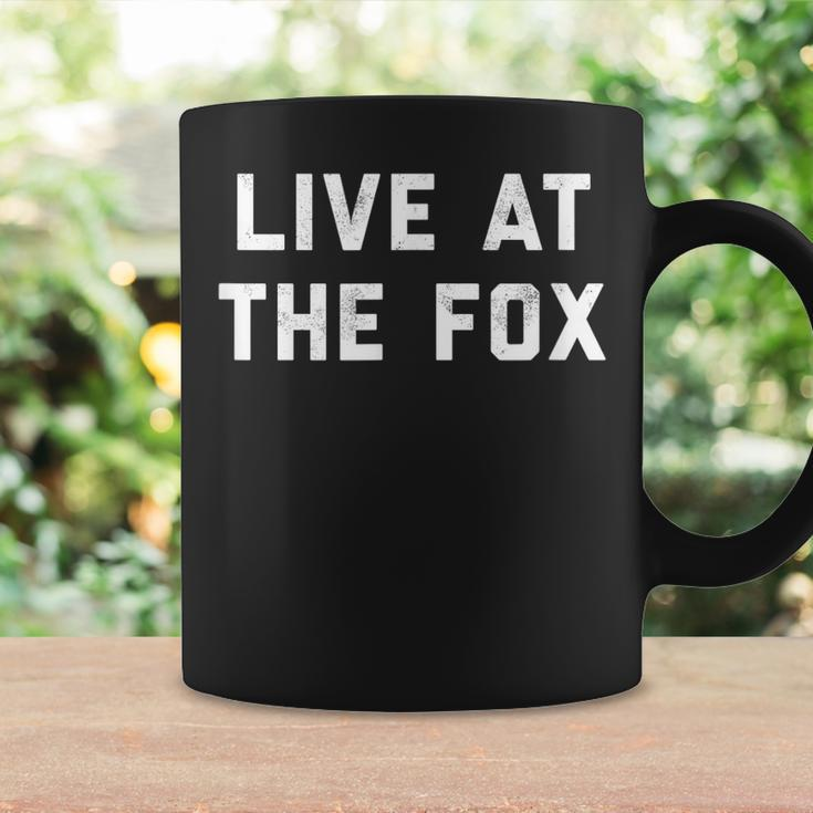Retro Distressed Live At The Fox Classic Rock Coffee Mug Gifts ideas