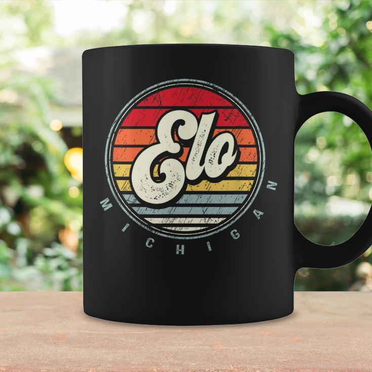 Retro Elo Home State Cool 70S Style Sunset Coffee Mug Gifts ideas