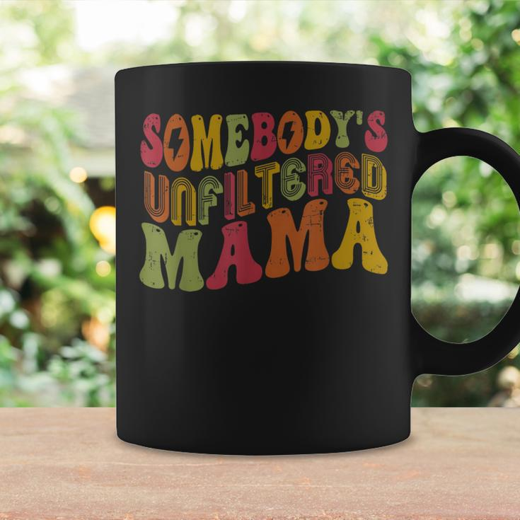 Retro Somebody's Unfiltered Mama Unfiltered Mom Coffee Mug Gifts ideas