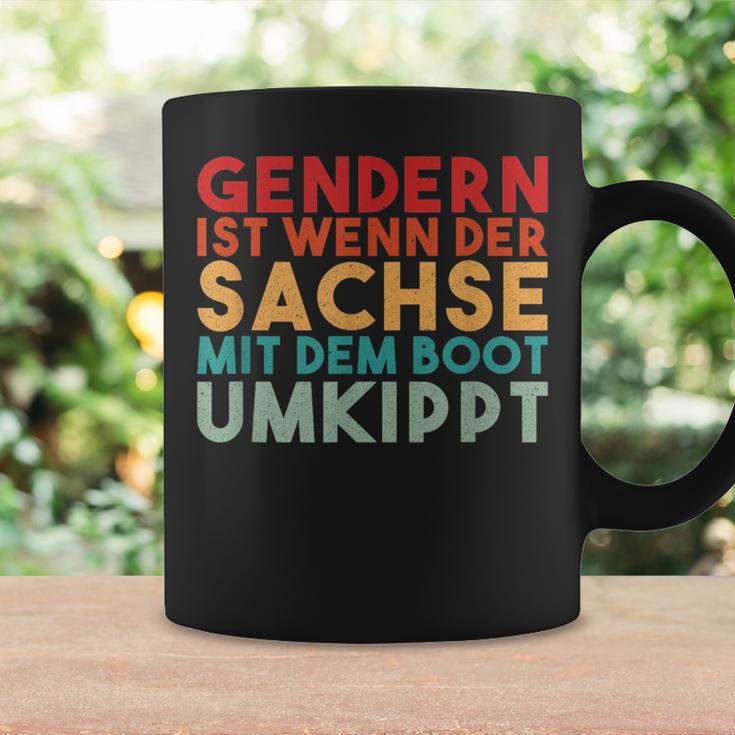 Retro With Gendern Ist Wenn Der Sachs Mit Dem Boot Overtippt Tassen Geschenkideen