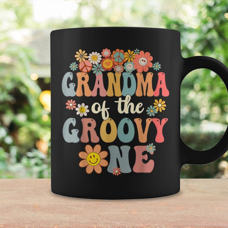 Retro Grandma Of Groovy One Matching Family 1St Birthday Coffee Mug Gifts ideas