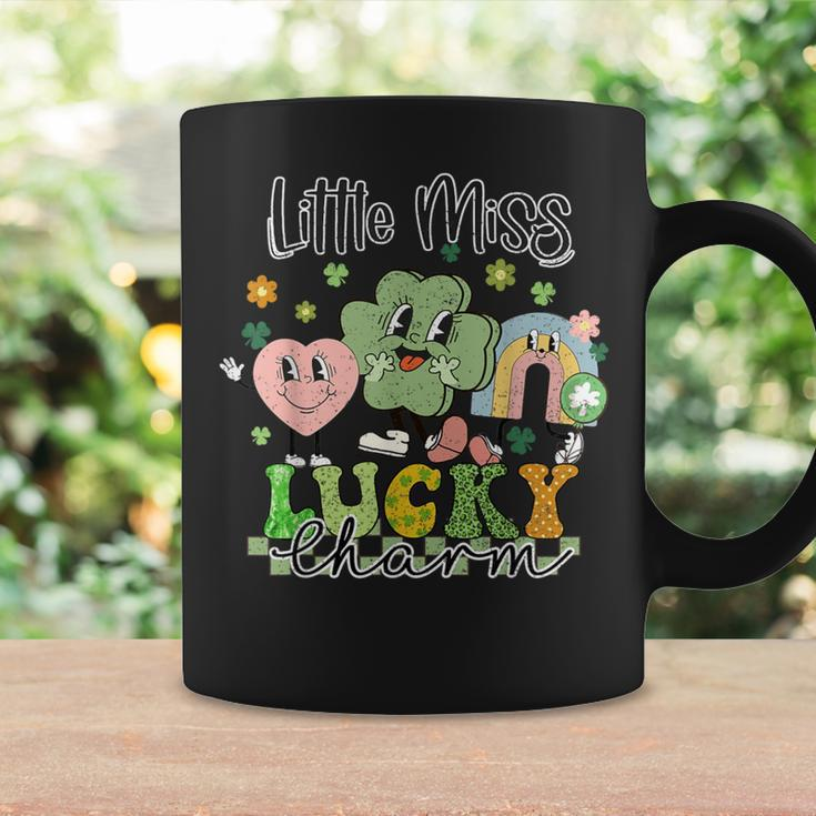 Retro Groovy Little Miss Lucky Charm St Patrick's Day Coffee Mug Gifts ideas