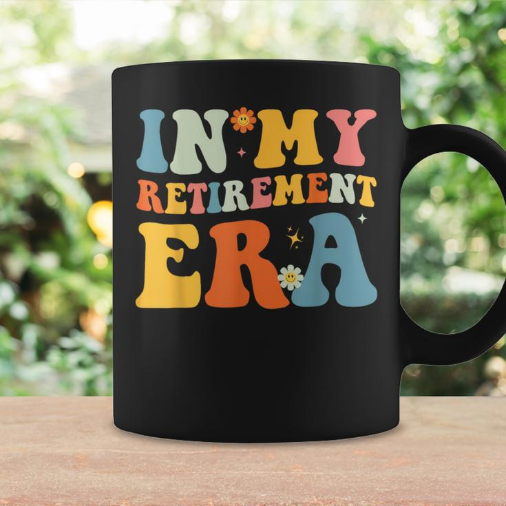 Retro Groovy In My Retirement Era Teacher Retired 2024 Coffee Mug Gifts ideas