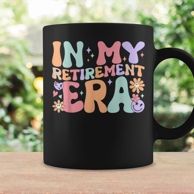 Retro Groovy In My Retirement Era Teacher Retired 2024 Coffee Mug Gifts ideas