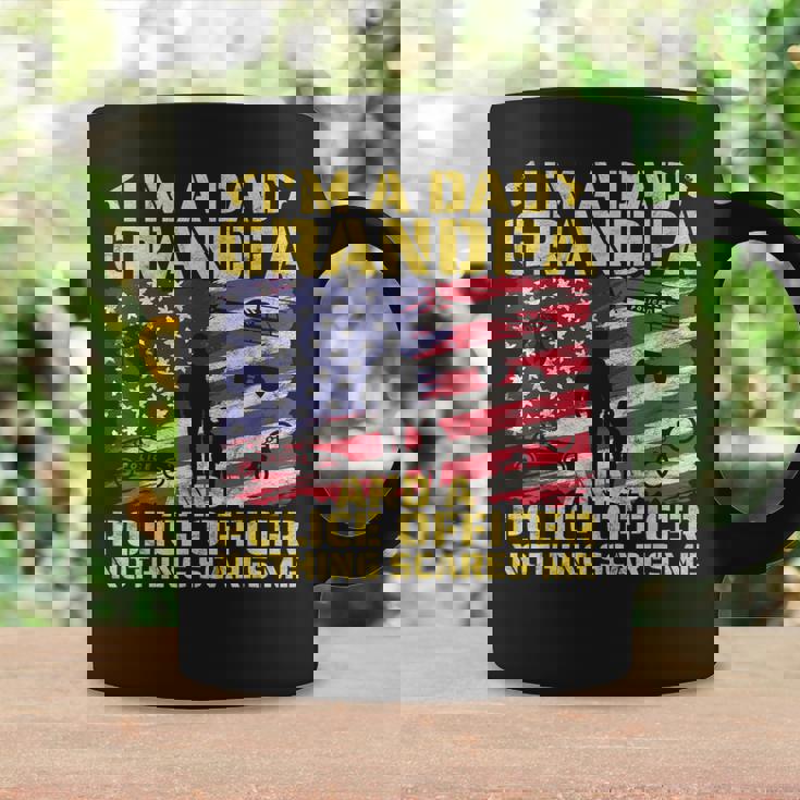 Retro I'm A Dad Grandpa And A Police Officer Fathers Day Coffee Mug Gifts ideas