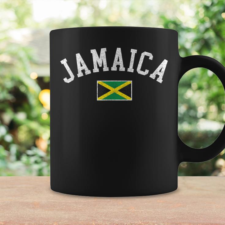 Retro Jamaica Flag Vintage Jamaican Travel Souvenir Boy Girl Coffee Mug Gifts ideas