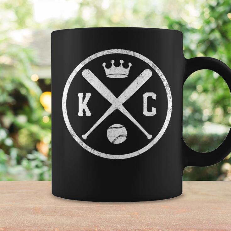 Retro Kansas City Baseball Kc Royal Blue Badge Gameday Coffee Mug Gifts ideas