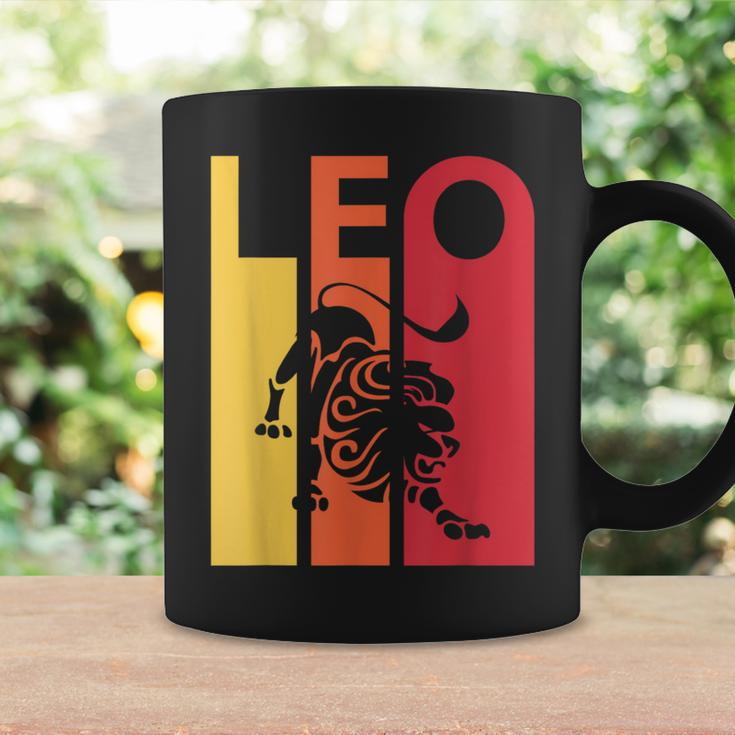 Retro Leo Zodiac Sign July August Birthday Vintage Leo Coffee Mug Gifts ideas