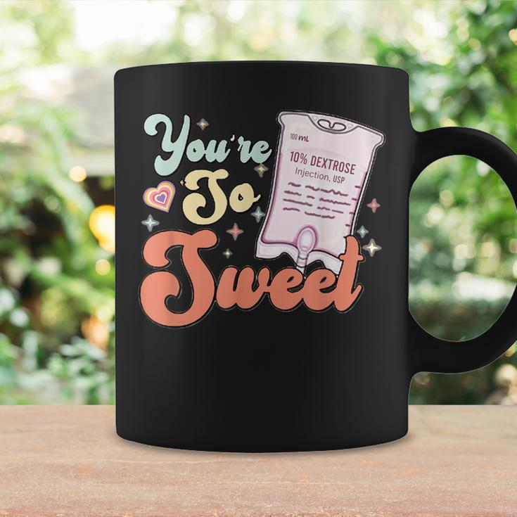 Retro Nurse Valentines Day D10w Icu Rn Er Ed You're So Sweet Coffee Mug Gifts ideas