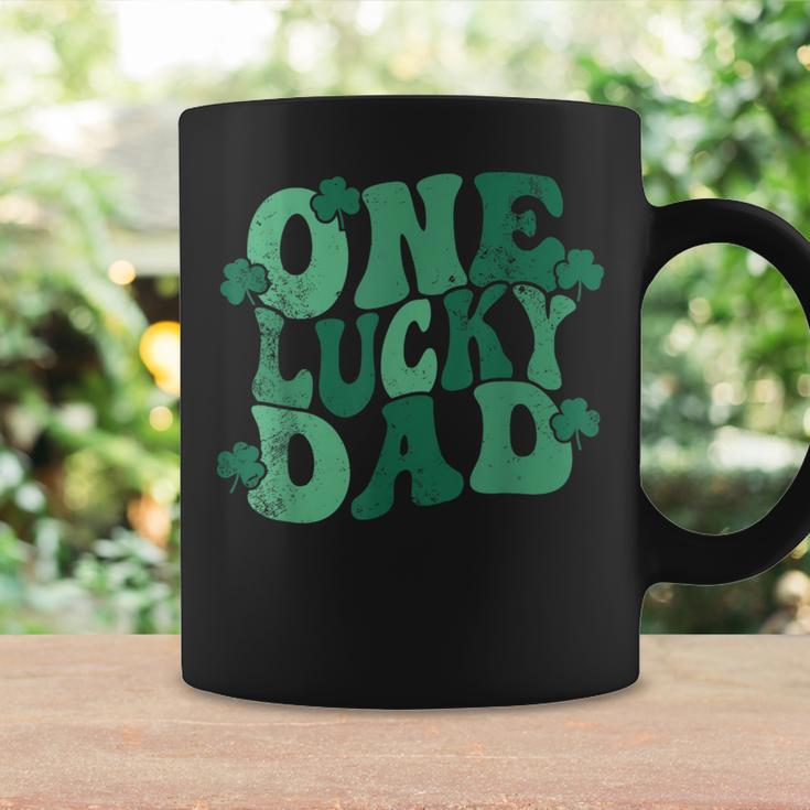 Retro One Lucky Dad St Patrick's Day Dad One Lucky Daddy Coffee Mug Gifts ideas