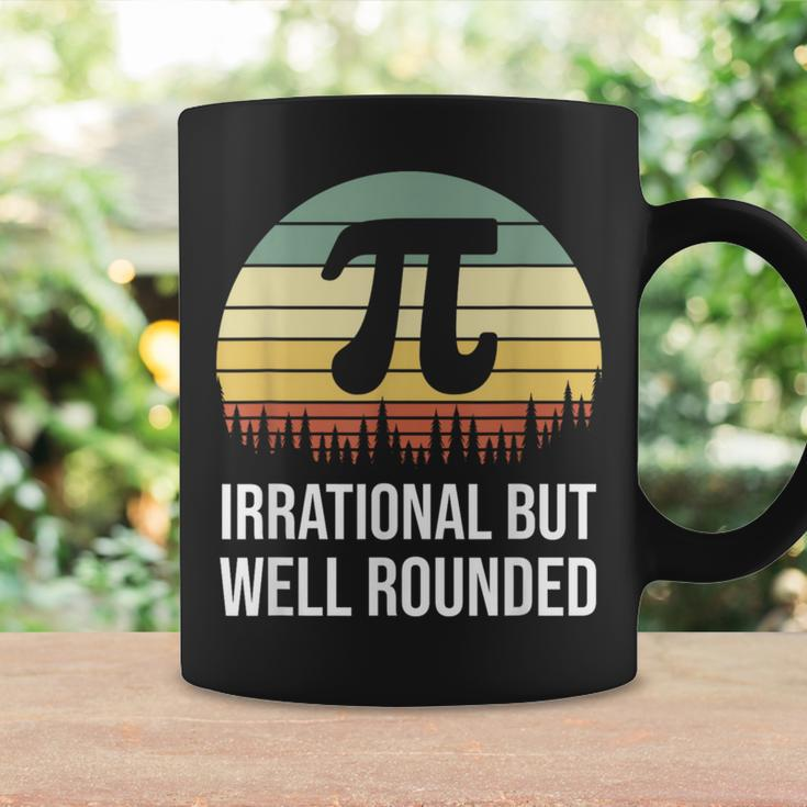 Retro Pi Day Irrational But Well Rounded Math Teacher Coffee Mug Gifts ideas