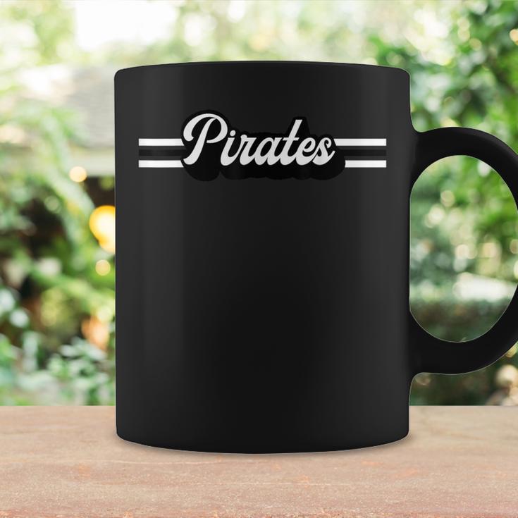 Retro Pirates Mascot School Spirit Pirate Sports Coffee Mug Gifts ideas