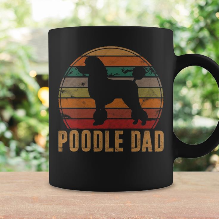 Retro Poodle Dad Dog Owner Pet Poodle Father Coffee Mug Gifts ideas