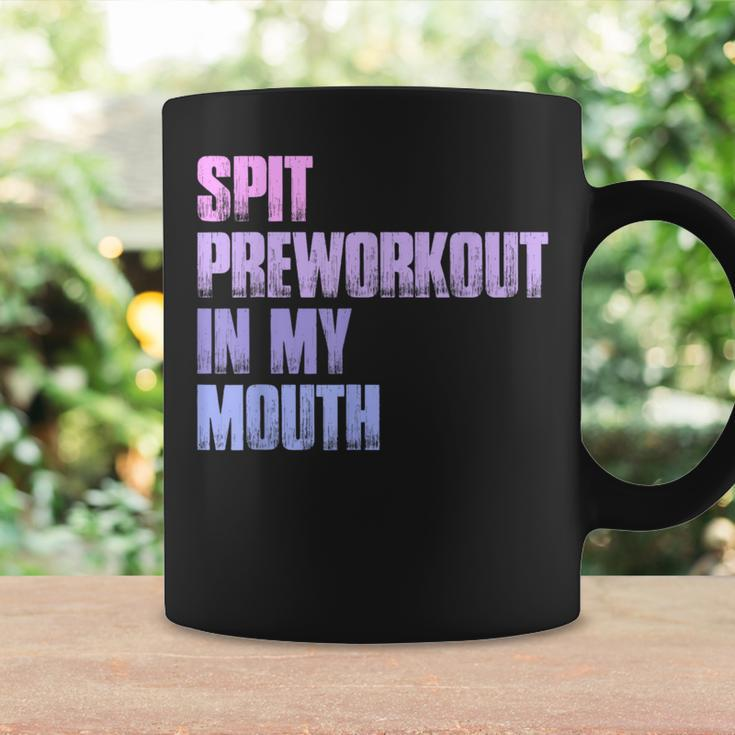 Retro Spit Preworkout In My Mouth Gym Coffee Mug Gifts ideas