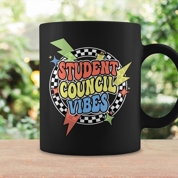 Retro Student Council Vibes Groovy School Student Council Coffee Mug Gifts ideas