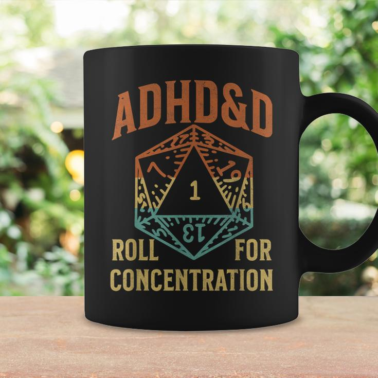 Retro Vintage Adhd&D Roll For Concentration For Gamer Coffee Mug Gifts ideas