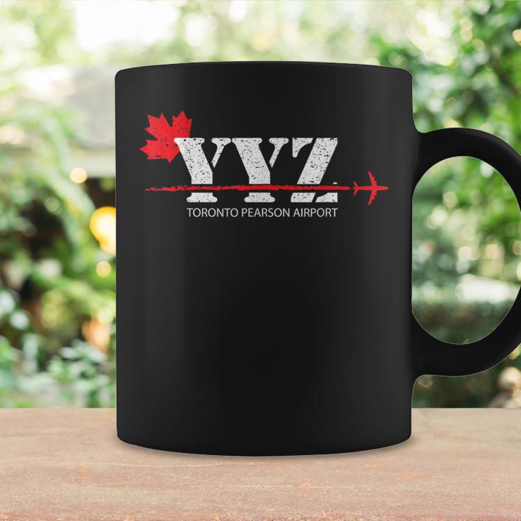 Retro Vintage Toronto Yyz Maple Leaf Airport Code Coffee Mug Gifts ideas