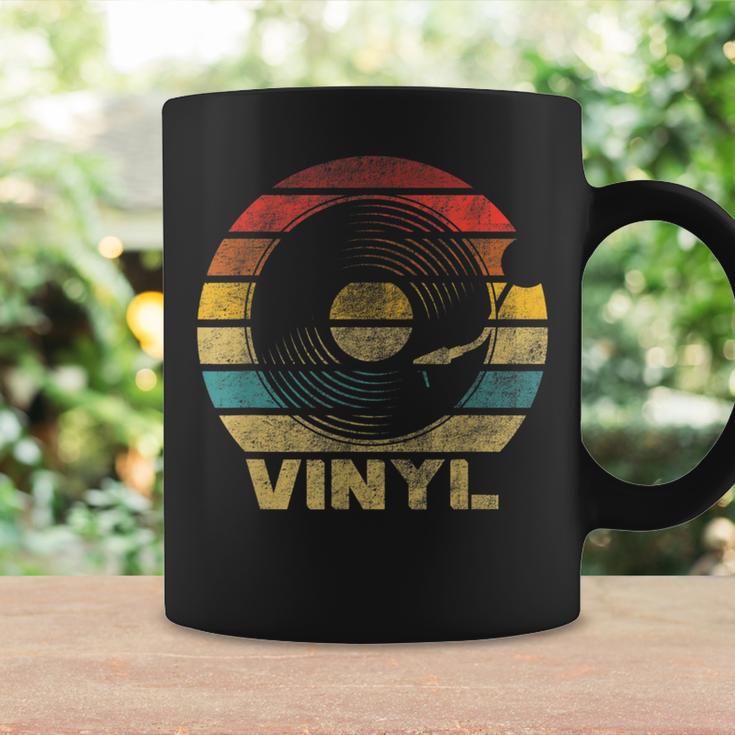 Retro Vinyl Schallplatte Tassen Design, Schwarz Vintage Musik Tee Geschenkideen