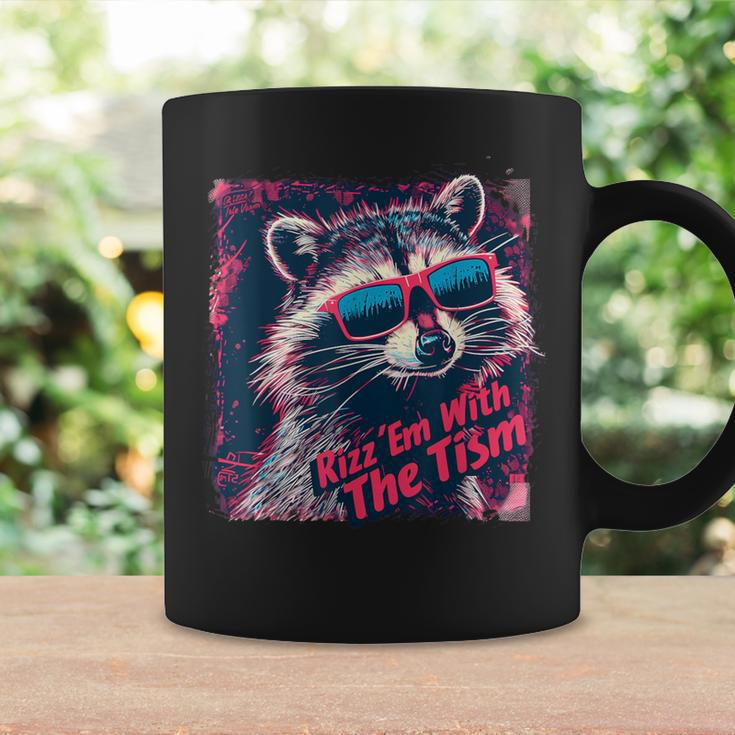 Rizz Em With The Tism Racoon Coffee Mug Gifts ideas