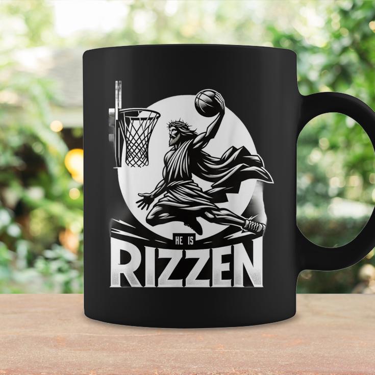 He Is Rizzin Jesus Basketball Coffee Mug Gifts ideas