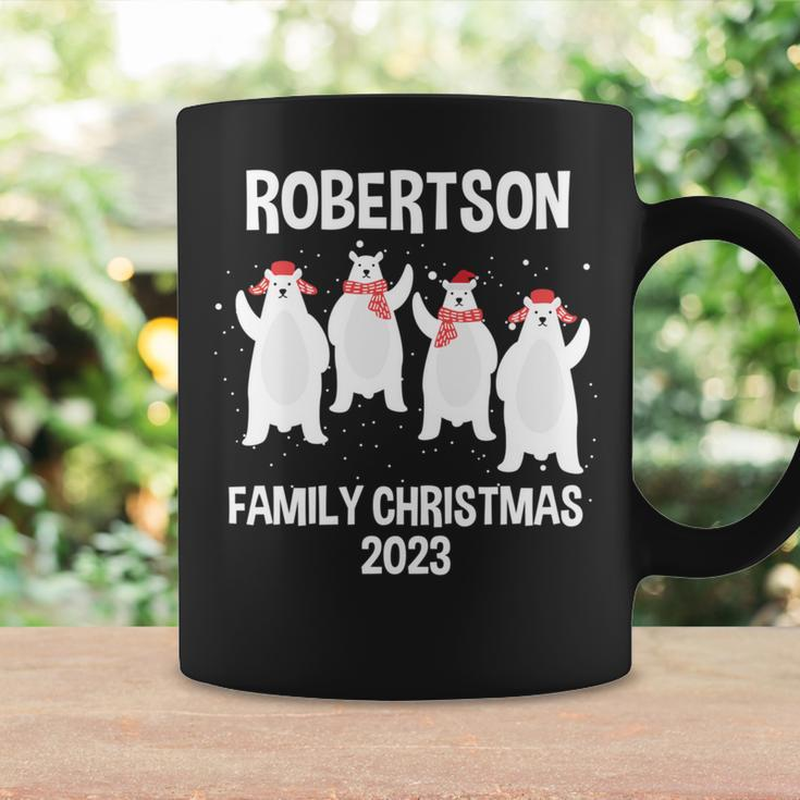 Robertson Family Name Robertson Family Christmas Coffee Mug Gifts ideas