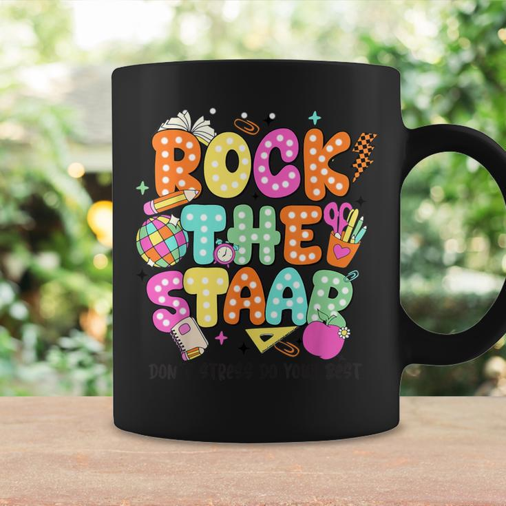 Rock The Test Staar Day Teacher Motivational Testing Day Coffee Mug Gifts ideas