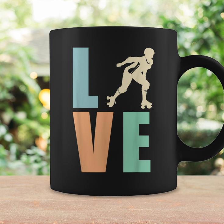 Roller Derby I Love Skating Vintage Cute Retro Coffee Mug Gifts ideas