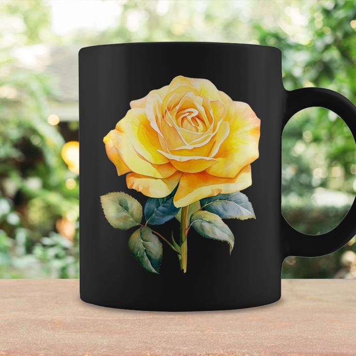 Rose Flower Yellow Floral Coffee Mug Gifts ideas