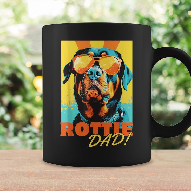 Rottie Dad — Rottweiler Papa Imintage-Look Lustig Tassen Geschenkideen