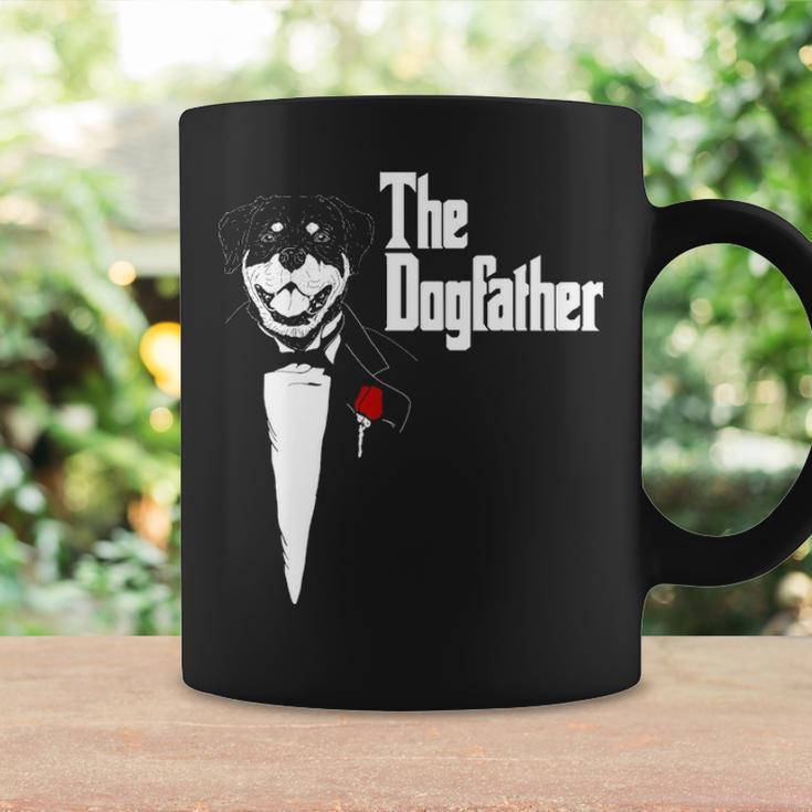 Rottweiler The Dogfather Rottweiler Rottie Dog Dad Coffee Mug Gifts ideas