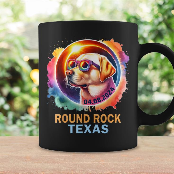 Round Rock Texas Total Solar Eclipse 2024 Labrador Retriever Coffee Mug Gifts ideas