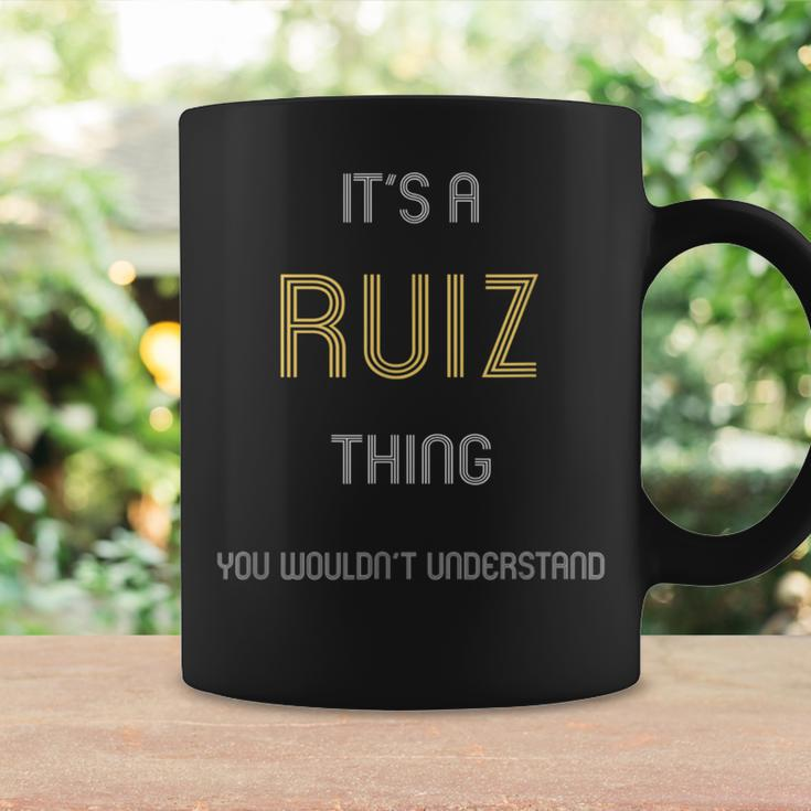 Ruiz Cool Last Name Family Names Coffee Mug Gifts ideas