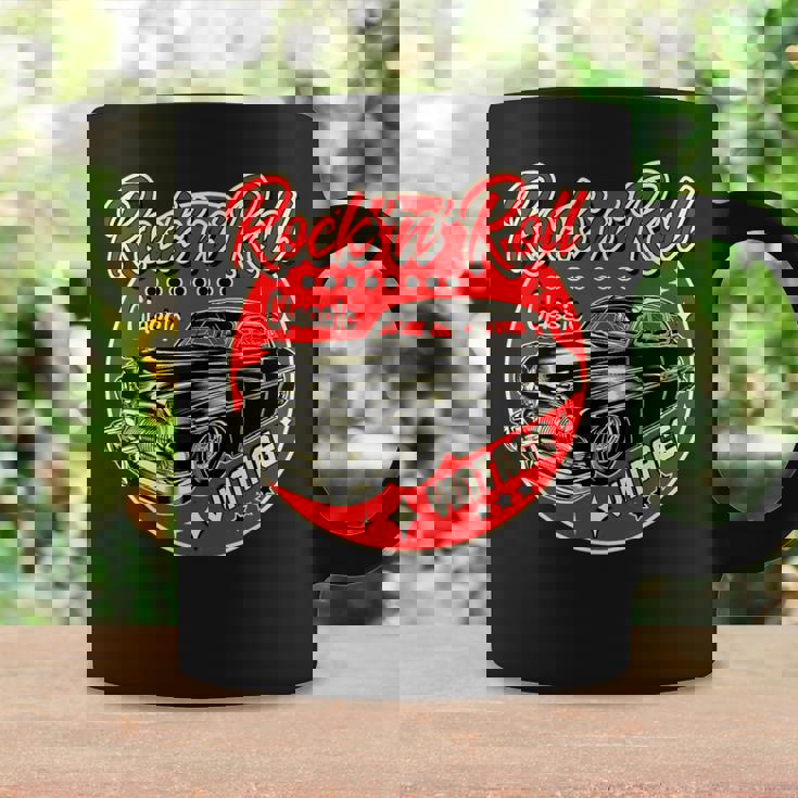 S Rockabilly Hombre Rockera Coches Clásicos Taza de café Ideas de regalos