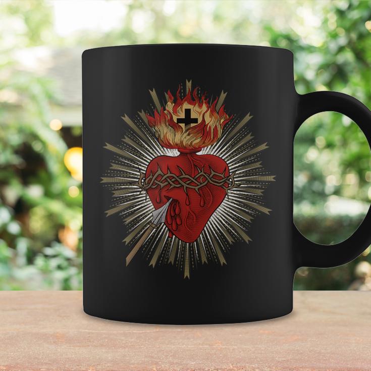 Mug chréten avec verset bblque en émal, tasse de camp enracnée dans Jésus, cadeau de vers
