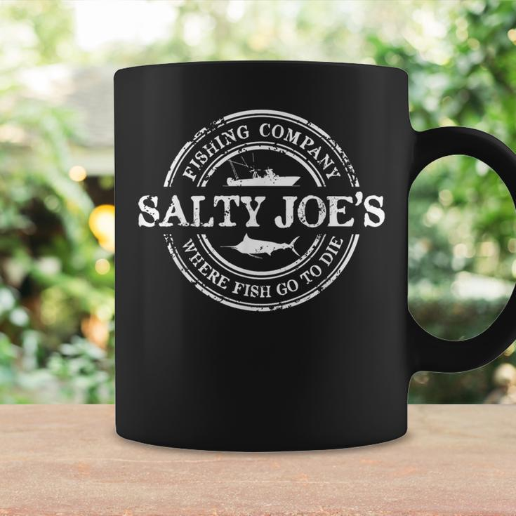 Salty Joes Fishing Boat Logo Coffee Mug Gifts ideas