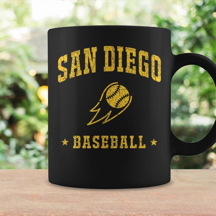San Diego Baseball Vintage Gameday Retro Baseball Lover Coffee Mug Gifts ideas