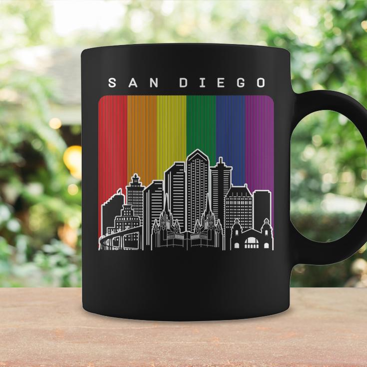 San Diego California Lgbt Pride Rainbow Flag Coffee Mug Gifts ideas