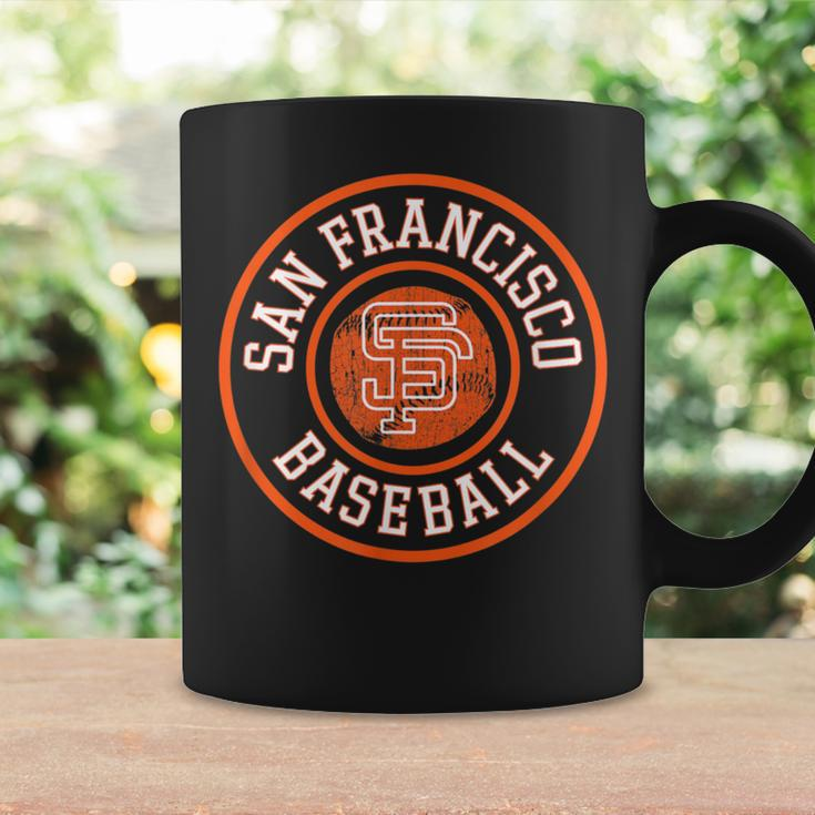 San Francisco Baseball Vintage Cali Sf Baseball Badge Coffee Mug Gifts ideas