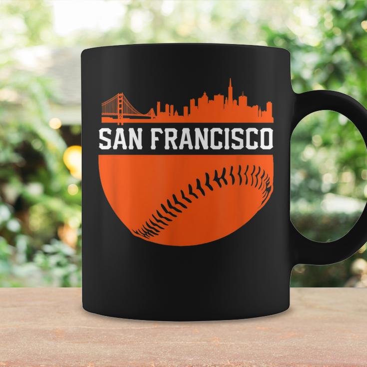 San Francisco Baseball Vintage Sf The City Skyline Coffee Mug Gifts ideas