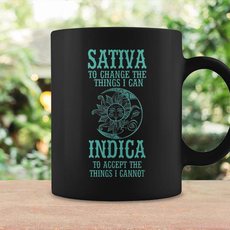 Sativa To Change The Things I Can Indica To Accept -Cannabis Coffee Mug Gifts ideas