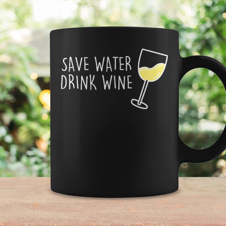 Save Water Drink Wine Spar Water Drinking Wine Am Pm Wine Fun Tassen Geschenkideen