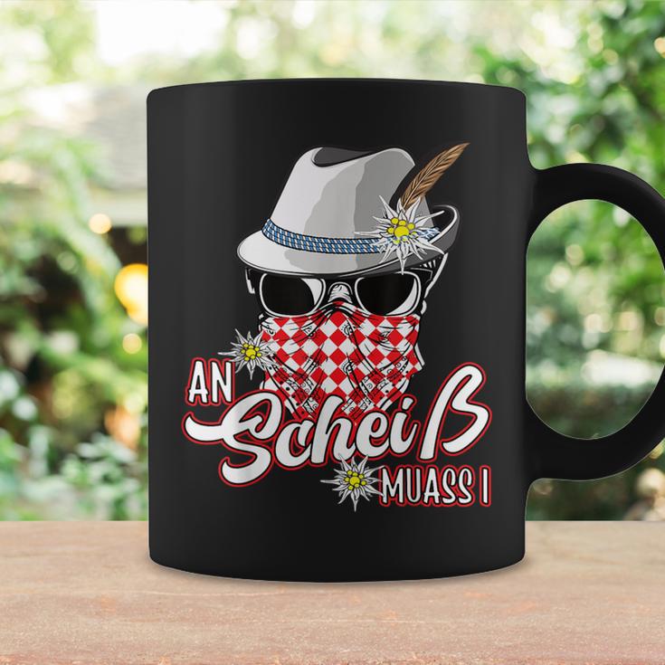 An Scheiss Muas I Hirsch Muass Grantln Bavarian Grantler Tassen Geschenkideen