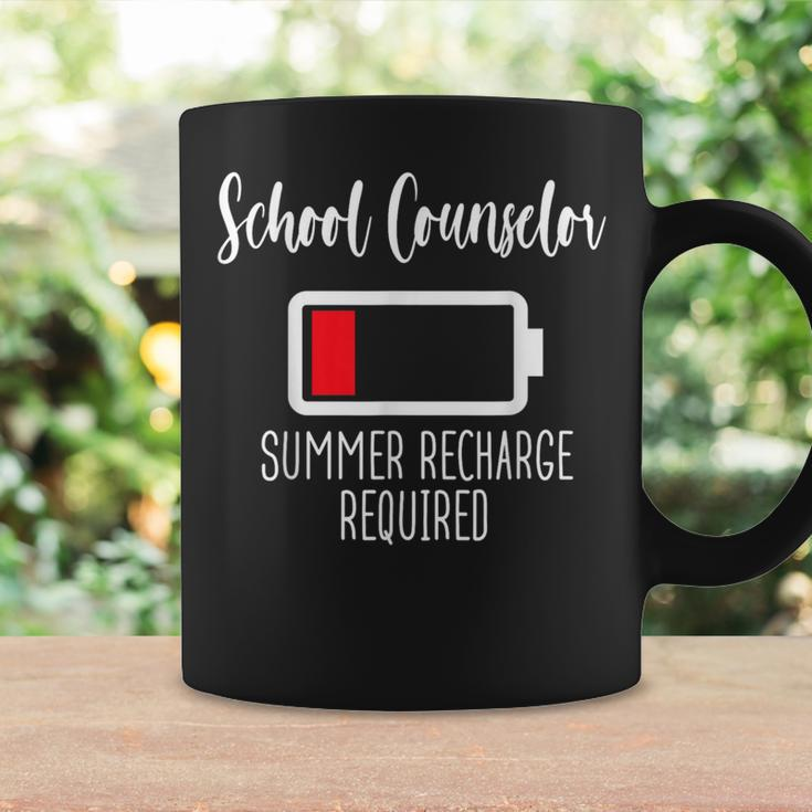 School Counselor Summer Recharge Required Last Day School Coffee Mug Gifts ideas