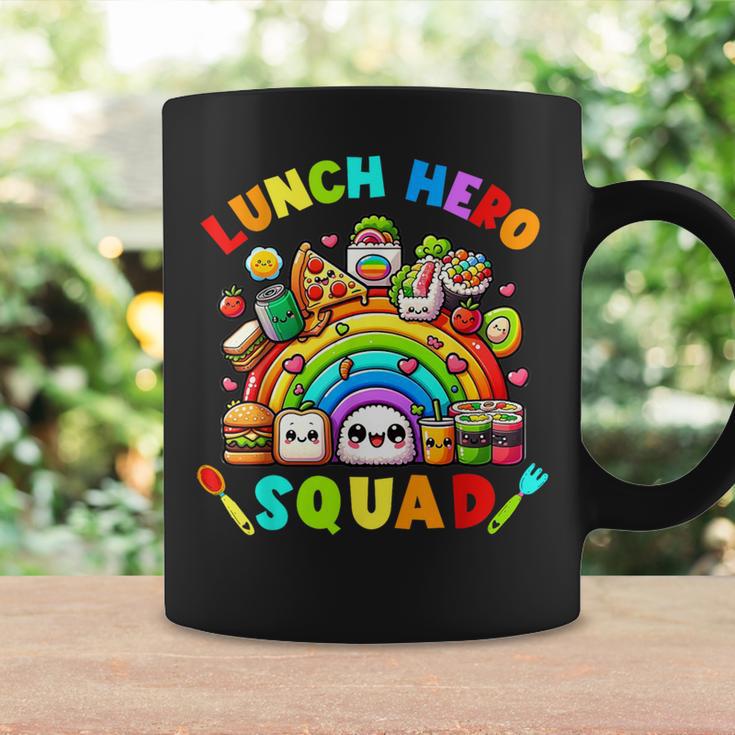 School Lunch Lady Squad A Food Team Rainbow Lunch Hero Squad Coffee Mug Gifts ideas