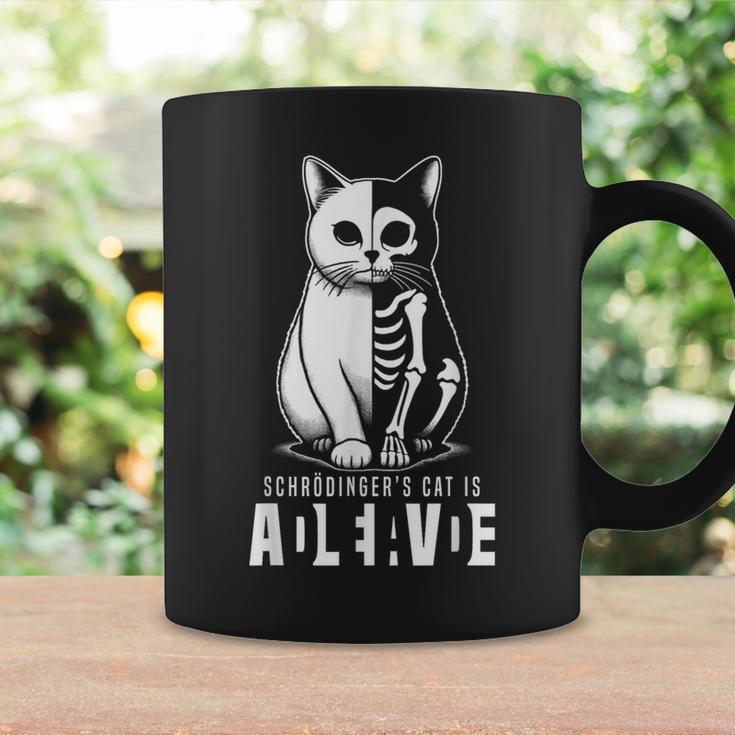 Schrödinger's Cat Dead And Alive Quantum Mechanics Physics Tassen Geschenkideen