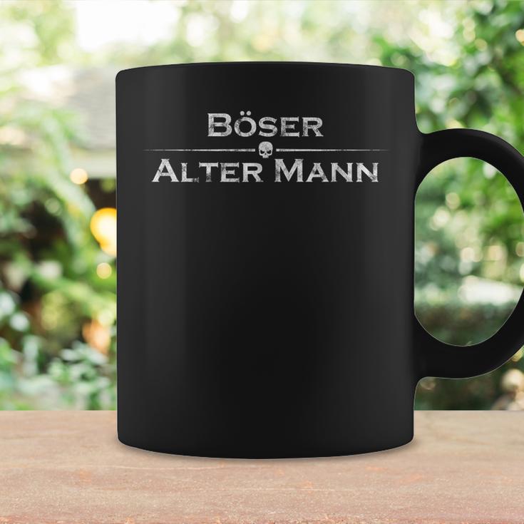 Schwarzes Tassen Böser Alter Mann – Lustiges Herrenshirt Geschenkideen