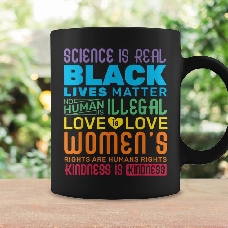 Science Is Real Black Lives Matter Rainbow Lgbt Pride Gay Coffee Mug Gifts ideas